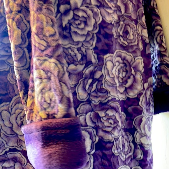 Purple Oscar de la renta robe - Picture 4 of 5